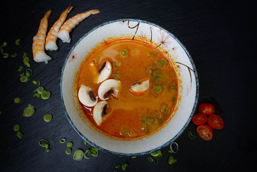 Tom Yum Garnelen
