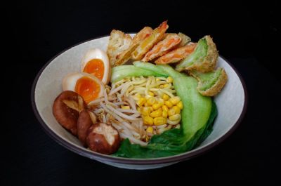 Ramen Tempura Gemüse & Onsen-Ei